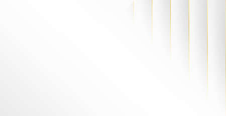 Abstract gray - white background with golden lines - Vector illustrationのイラスト素材