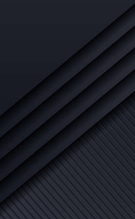 Web Template, Abstract Dark Line Background - Vector illustrationのイラスト素材