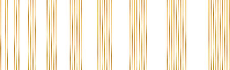 Abstract white background with golden lines - Vector illustrationのイラスト素材