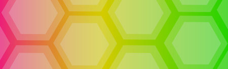 Gradient background texture, large abstract hexagons - Vector
