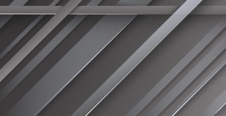 Abstract dark line background with glow and shadow - Vector illustrationのイラスト素材