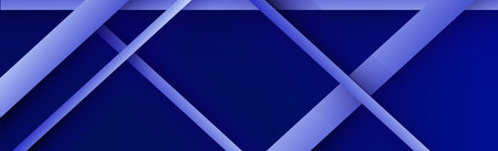 Abstract blue line background with glow and shadow - Vector illustration