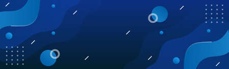 Abstract background with different geometric shapesのイラスト素材