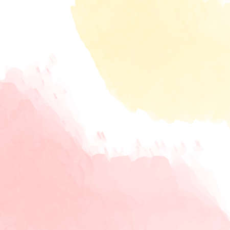 Realistic multicolored painted watercolor abstract background - Vector illustrationのイラスト素材