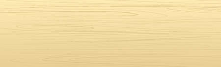 Panoramic texture of light wood with knots - Vector illustrationのイラスト素材
