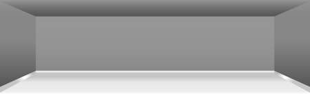 Realistic light studio with spotlights lighting - Vector illustrationのイラスト素材