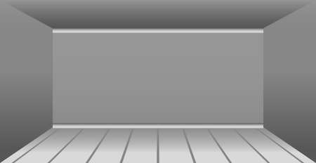 Realistic light studio with spotlights lighting - Vector illustrationのイラスト素材