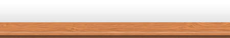 Large table top, wooden texture from boards, white background - Vector illustrationのイラスト素材