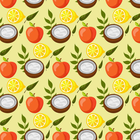 Pattern web pattern coconut background texture - Vector illustrationのイラスト素材