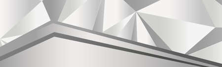 Abstract blue gradient triangles of different sizes - Vector illustrationのイラスト素材