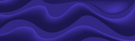 Volume lines on a blue background - Panoramic Vector Background illustrationのイラスト素材