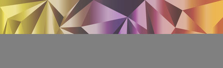 Abstract blue gradient triangles of different sizes - Vector illustration