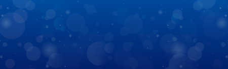 Web template blue bokeh panoramic background - Vector illustrationのイラスト素材