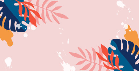Trendy editable template for social media stories, postcard web template - Vector illustrationのイラスト素材