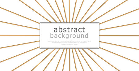 Modern abstract luxury template postcard for business or presentation with golden lines on white background - Vector illustrationのイラスト素材