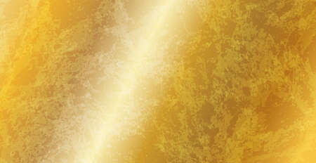 Panoramic gold background covered with rust - Vector illustrationのイラスト素材