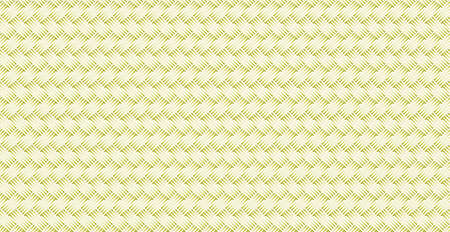 Panoramic yellow - orange wicker background, repeating elements - Vector illustrationのイラスト素材