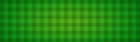 Realistic green football field with checkered markings - Vector