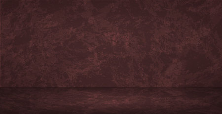 Dark wall in 2D studio, web background template - Vector illustrationのイラスト素材