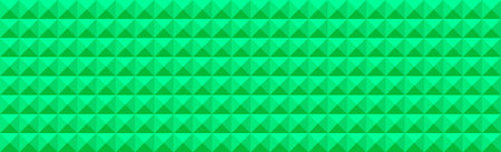 Abstract panoramic web background green squares - Vector illustration