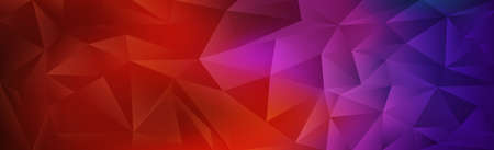 Panoramic abstract web background colorful gradient - Vector illustrationのイラスト素材