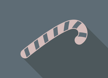 Caramel lollipop, holiday sweets new year - Vector illustrationのイラスト素材