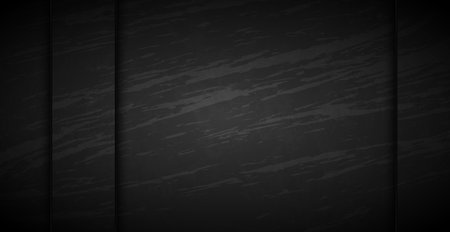 Black abstract textured grunge background wall - Vector illustrationのイラスト素材