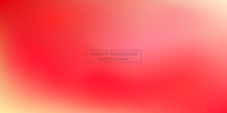 Panoramic web template multicolor gradient background, stylish design element - Vector illustrationのイラスト素材