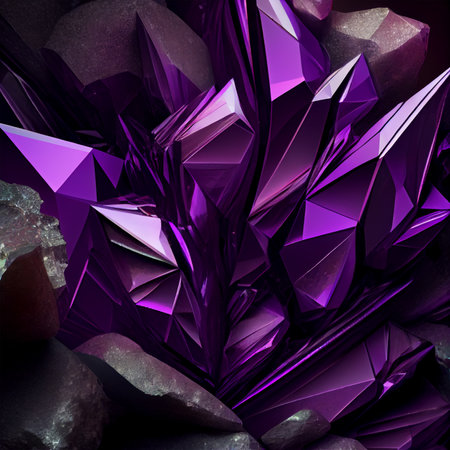 Stone texture stone amethyst, purple, bluish-pink or red-purple variety of quartz AI generated imageの写真素材
