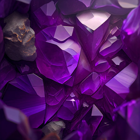 Stone texture stone amethyst, purple, bluish-pink or red-purple variety of quartz AI generated imageの写真素材