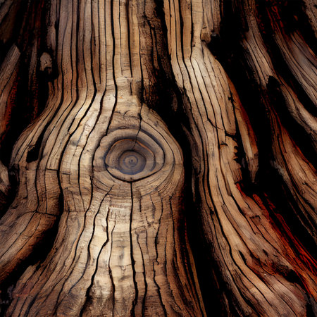 Texture cut cut sequoia tree background AI generated imageの写真素材