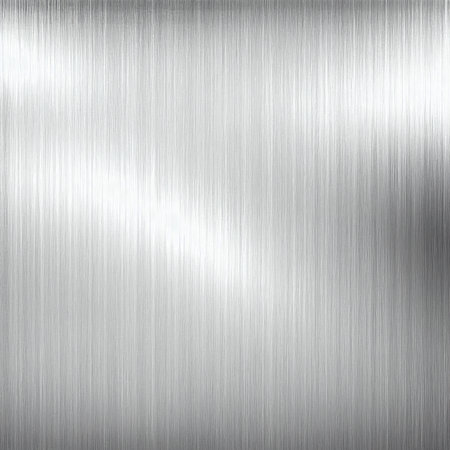 Realistic metal texture steel, silver background template AI generated imageの写真素材