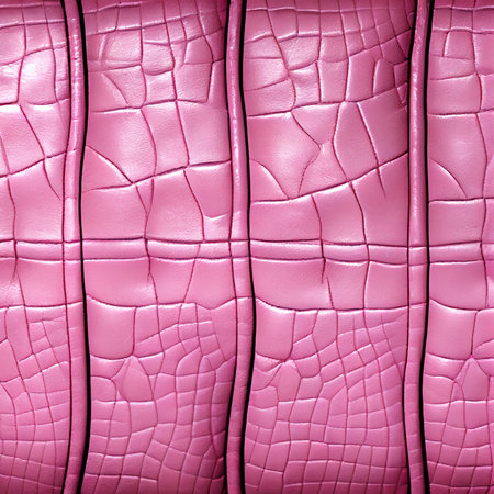Vintage pink leather texture, blank template AI generated imageの写真素材