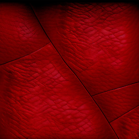 Vintage premium red leather background for decorations and textures AI generated imageの写真素材