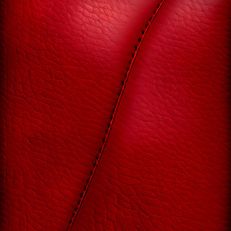 Vintage premium red leather background for decorations and textures AI generated imageの写真素材