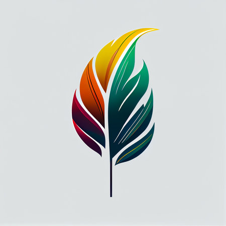 Organic abstract lines light background, floral details and textures AI generated imageの写真素材