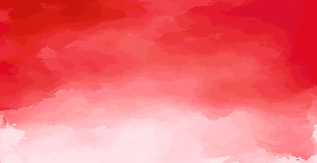Abstract watercolor background red and white paper texture, colorful watercolor grunge - Vectorのイラスト素材