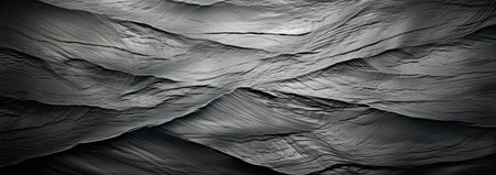 Panoramic metal texture, steel silver background AI generated image
