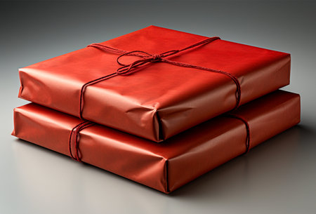 Gift box, waiting for a miracle, holiday concept AI generated image