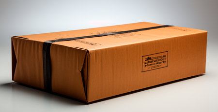 Gift box, waiting for a miracle, holiday concept AI generated imageの写真素材