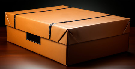Gift box, waiting for a miracle, holiday concept AI generated image