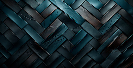 Abstract black background, straight lines lighting AI generated image