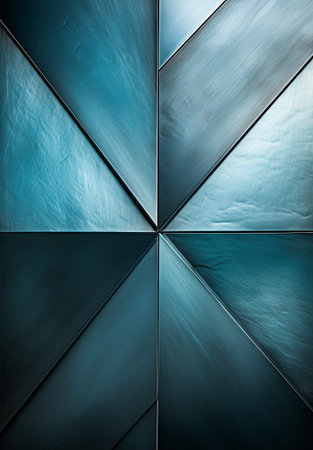 Vertical metal texture, steel silver background AI generated image