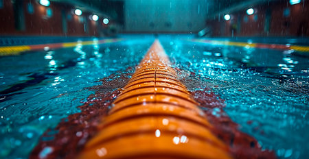 Swimming, Olympic sport, sports pool AI generated image