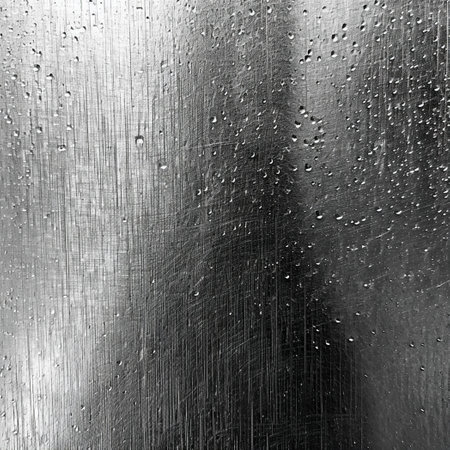 Steel shine on a metal sheet, industrial iron texture AI generated imageの写真素材