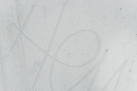 White Graffiti Tag Wall Textureの写真素材