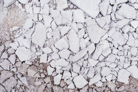 Broken White Stone Texture Backgroundの写真素材