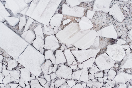 White Destructed Stone Texture Backgroundの写真素材