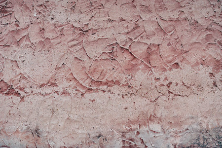 Texture of Red Very Rough Plasterの写真素材