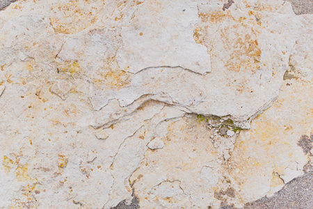 Roughly Fractured and Raw Sandstone Surface Textureの写真素材